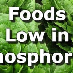 kidney - low phosphorus